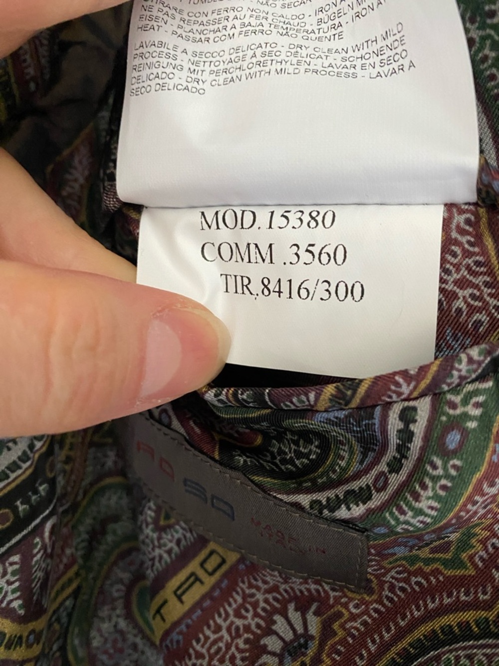 ETRO Paisley Wool–Silk Blazer | Made in Italy - Picture 9 of 15